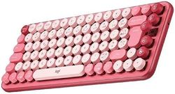 Logitech POP Keys Tastiera Meccanica Wireless con Tasti Emoji Personalizzabili, Layout ‎Francese AZERTY - Heartbreaker