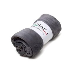 Chiara Coperta per cani (soffice coperta in pile, ideale anche come copridivano o copridivano contro i peli del cane, coperta anche per i proprietari, dimensioni: 65 x 90 cm), colore: grigio scuro