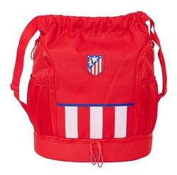 Atlético de Madrid Sac à dos, idéal pour enfants de différents âges, confortable et polyvalent, qualité et résistance, 34 x 15 x 43 cm, couleur rouge, rouge, Estándar, Décontracté