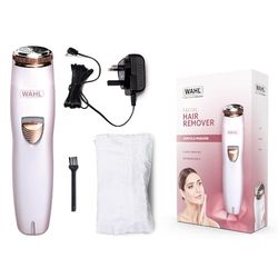 Wahl Removedor de vello facial, depilación facial para mujeres, depilador del labio superior, mejillas y barbilla, afeitadora rotativa. Remove Peach Fuzz, depilación indolora, recortadora recargable