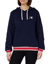 Diadora Women's L.HOODIE TWEENER, Classic navy, M