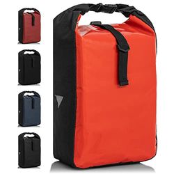 Büchel Saco de bicicleta para porta-bagagens I resistente à água e com capacidade para até 10 kg I saco de bicicleta para porta-bagagens de lona, saco de porta-bagagens