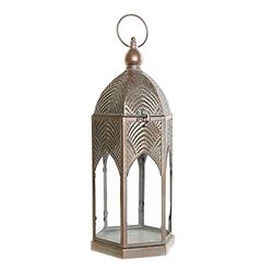 Farol DKD Home Decor Cristal Metal (18 x 18 x 43 cm)