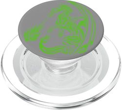 El gran dragón de respiración de fuego PopSockets PopGrip para MagSafe