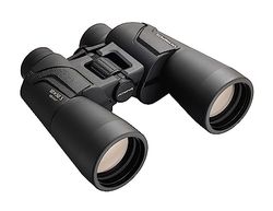 Prismáticos Olympus 10x50 S con correa, funda y 15 años de garantía. Imágenes claras, campo de visión gran angular, ligeros: ideales para la observación de conciertos, eventos deportivos y naturaleza.