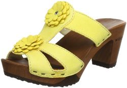 Woody dames stella slippers, geel Dixan geel, 40 EU