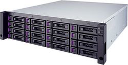 Qsan Technology XCubeDAS XD5316-D Rack (3 U) Zwart harde schijf behuizing (harde schijf, SSD, Serie Attached SCSI (SAS), 12 Gbit/s, Rack (3 U), Zwart, 2 ventilatoren