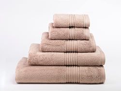 Catherine Lansfield Hometextiles, Serviette de Bain Beige Douce 30 x 50 cm