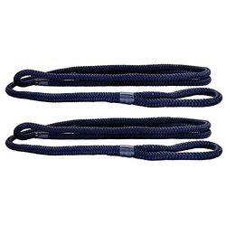 Extreme Max BoatTector 3006.3311 Lot de 2 Lignes d'ailes en Nylon à Double Tresse de qualité supérieure, 0,95 x 1,8 m, Bleu Marine