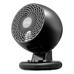 Woozoo, Stille, krachtige & draagbare tafelventilator, 23m², 12m reikwijdte, Oscillatie, Verticaal kantelen, Slaapkamer - Woozoo PCF-M18 - Zwart