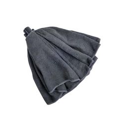 Homéa, Mop - Serpilliere in microfibra, 120 g, doppio passo di vite, colore: antracite