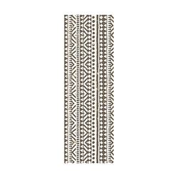 Doge Milano Chemin de cuisine, 100% Made in Italy, Tapis résistant aux taches avec impression numérique, Tapis antidérapant et lavable, Motif géométrique - Demi, 280x52 cm