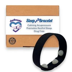 Bracciale del sonno- Fascia per digitopressione calmante- Insonnia- Affaticamento- Sollievo dall'ansia- Design multi-sintomo- Ausilio naturale per il sonno- Rilassamento- Strategia di coping (L 8)