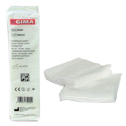 GIMA 35005 Lot de 1000 tampons en coton éponge 16 plis 5 x 5 cm