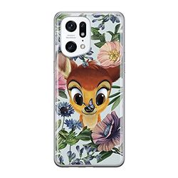 ERT GROUP mobile phone case for Oppo FIND X5 PRO original and officially Licensed Disney pattern Bambi 011 optimally adapted to the shape of the mobile phone, case made of TPU