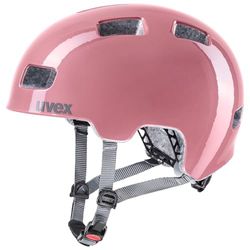 uvex hlmt 4 - lichte fietshelm voor kinderen - individueel verstelbare pasvorm - wasbare binnenvulling - rosé - grey - 51-55 cm