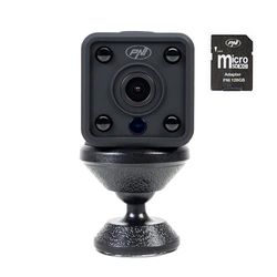 PNI SafeHome PT945M 1080P WiFi mini kamera monitorująca, inteligentne sterowanie Tuya + karta pamięci microSD 128 GB z adapterem SD