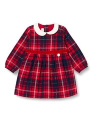 Chicco, Vestito Natale a maniche lunghe, Bimba 0-24, Rosso (833), 2 anni