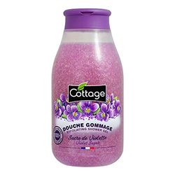 Cottage Douche Gommage Sucre de Violette Grains Exfoliants 100% Naturels