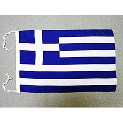 BANDIERA GRECIA 45x30cm - BANDIERINA GRECA 30 x 45 cm cordicelle - AZ FLAG