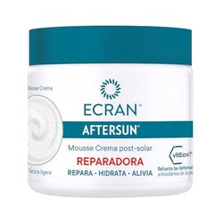 Ecran Aftersun - Aftersun en Textura Mousse Crema, Calma, Alivia y Repara la Piel, Textura Ligera y Cremosa, Máximo Frescor, Fórmula con VitEox 80-350 ml