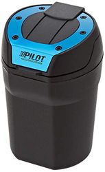 Pilot LA_65461 Cinzeiro magnético para carro (alumínio), preto