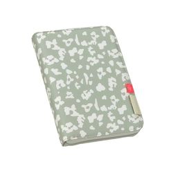 LÄSSIG Mama Zwangerschaps Log Cover U-Book Bag Document Pouch Leo Licht Khaki