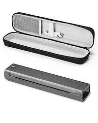 Phomemo M08F Impresora Térmica Portátil, Impresora Móvil Compatible con Papel Térmico A4, Impresora de Viaje Inalámbrica Bluetooth para Oficina, Hogar, con 1 Custodia per il Trasporto