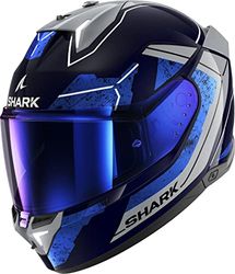 SHARK, Casque Moto intégral SKWAL i3 RHAD Bleu / Gris, XXL
