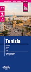 Tunisia Map 1:600,000 scale: With Djerba (1:300,000) and Tunis (1:150,000)