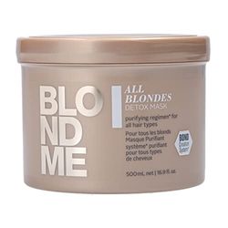 Schwarzkopf Blondme Keratin Restore All Blondes detox masker, 500 ml, uniek, standaard