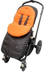 Chancelière/Cosy orteils Compatible avec Buggy Poussette Poussette Landau Orange