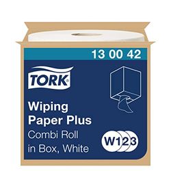 Tork Wiping Plus Combi Rol Poetspapier Wit W1/2/3, Multifunctioneel, 1 x 750 m, 130042