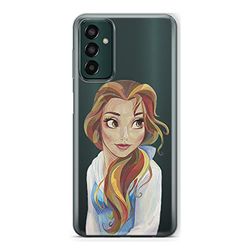 ERT GROUP mobiltelefonfodral för Samsung M13 4G originalt och officiellt licensierat Disney mönster Bella 003 optimalt anpassad till formen på mobiltelefonen, gedeeltelijk transparant