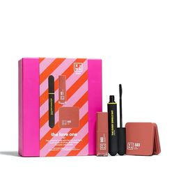 3INA MAKEUP - The Love One Kit - Set di Trucchi - The Blush 503 + The Longwear Lipstick 503 + The Every Single Day Mascara - Fard in Polvere + Rossetto Labbra + Mascara - Vegan - Cruelty Free