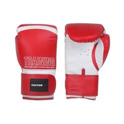 Vector X Training Boxing Handskar | Färg: Röd | storlek: 25 ml | för män och pojkar | material: PU | Perfekt för boxning, MMA, muay thai och tung väska träning