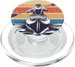 Cita Divertida Pesca En Kayak Tranquila PopSockets PopGrip para MagSafe