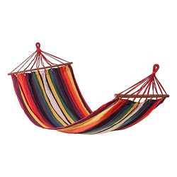ATOSA hamaca textil con barra 200*100 cm multicolor rojo