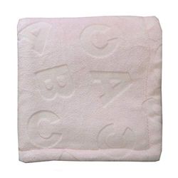 Duffi Baby 0749-06 Plaid jacquard abc et bordeaux 80 x 110 cm