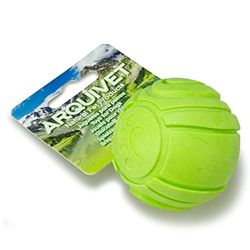 ARQUIVET Groene tandbal met vingerafdruk - speelgoed voor alle honden - hondenaccessoires om te kauwen - plastic speelgoed om te kauwen - spelen en entertainment
