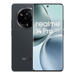 realme 14 Pro Smartphone 5g, 8 + 256 GB, Exclusivo de Amazon,Batería 5260 mAh, cámara Sony IMX882 OIS AI,Diseño Que Cambia de Color con el frío, IP69, Gris(sin Adaptador)