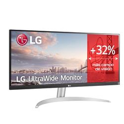 LG 29WQ600-W - Monitor UltraWide Ultrapanorámico 29 pulgadas, 21:9, Panel IPS: 2560x1080, 300cd/m², 1000:1, sRGB 99%, HDMIx1, DPx1, Altavoces Estéreo 7W con Tecnología MaxxAudio, Color Blanco