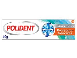Polident Crema fissa totale azione, per protesi dentali parziali o complete, senza sapore, confezione da 6 x 40 g