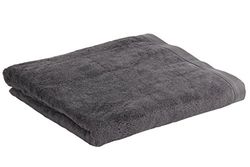 Cofan Douchehanddoek | model steen | kleur antraciet | 100% katoen | gewicht 580g / m² | afmetingen 70 x 140 cm0 cm