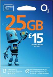 O2 Standard Pay and Go Combi Sim Card