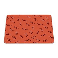 Bonamaison, Rectangle Pop Art Digital Printed Mouse Pad, Non-Slip Base, for Office and Home, Size: 22 x 18 cm