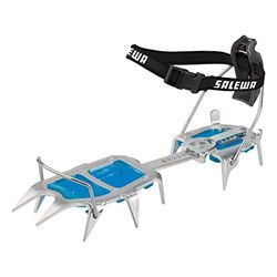 SALEWA Alpinist ALU Step-IN stijgijzer, staal/blauw, één maat