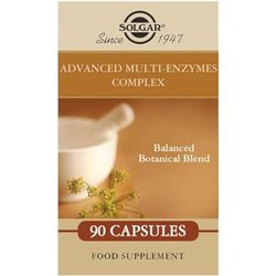 Solgar Advanced Multi-Enzymes Complex - 90 Vegetable Capsules Gold