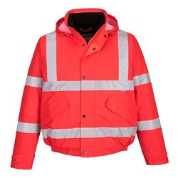 Portwest Casaco de alta visibilidade, tamanho: XL, cor: Vermelho, S463RERXL