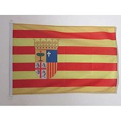 AZ FLAG Bandiera ARAGONA 90x60cm per Esterno - Bandiera ARAGÓN in Spagna 60 x 90 cm